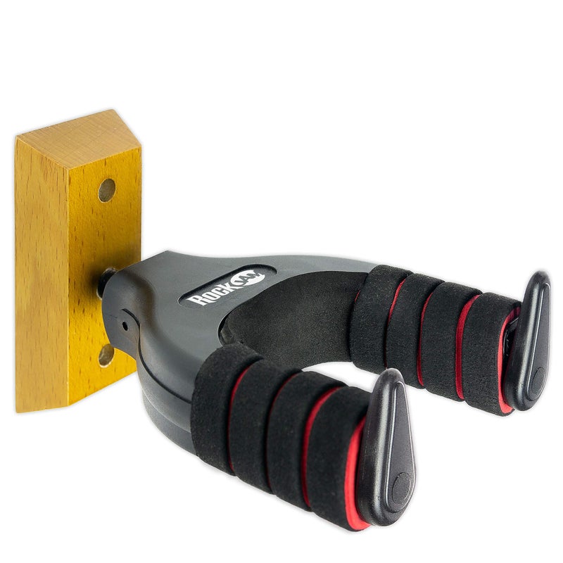 RockJam Guitar Hanger and Wall Mounts for Acoustic and Electric Guitars - Image 1